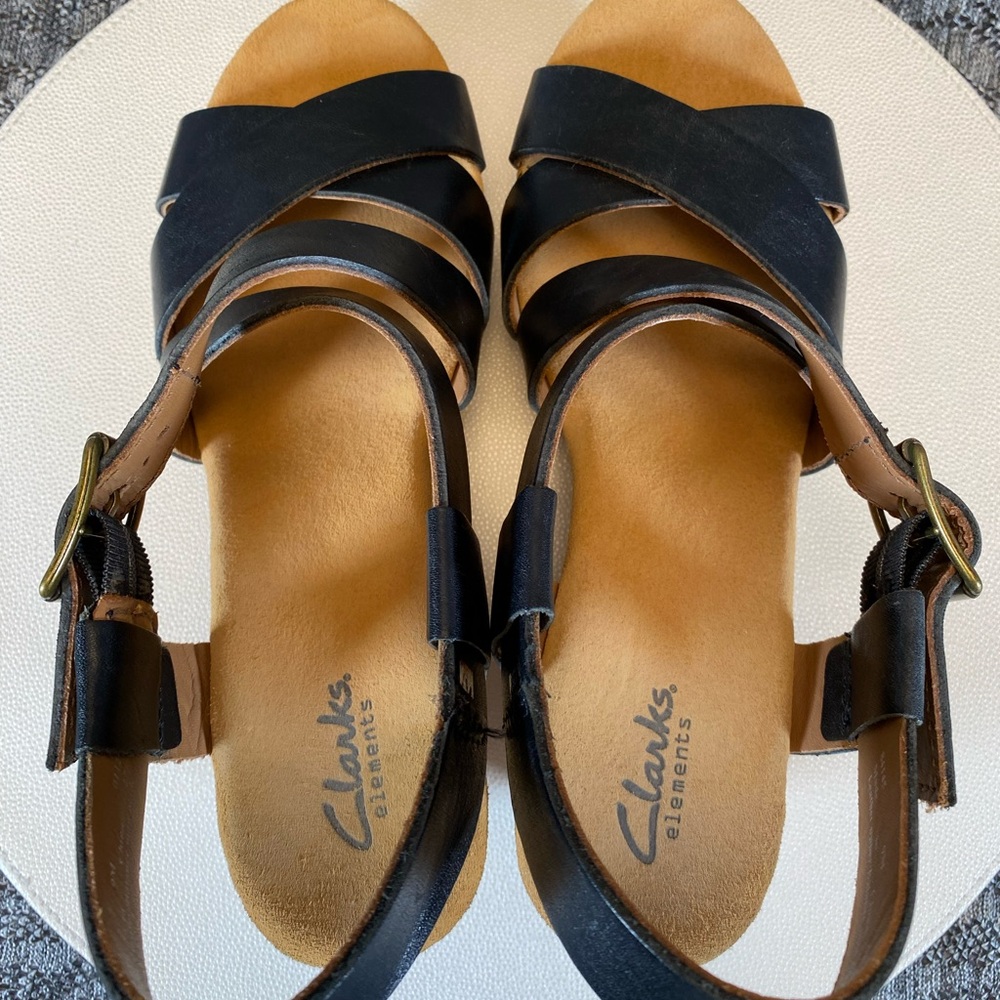 Clarks Elements Wedge Platform Sandal Women's 9 M - image 6